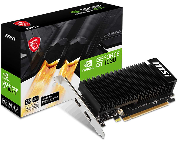 Фото - Видеокарта MSI Nvidia GT 1030 GeForce (GT 1030 4GHD4 LP OC)