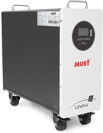 Батарея для сонячного інвертора Must LiFePO4 LP21-48300 51.2V 300Ah 15,36KWh
