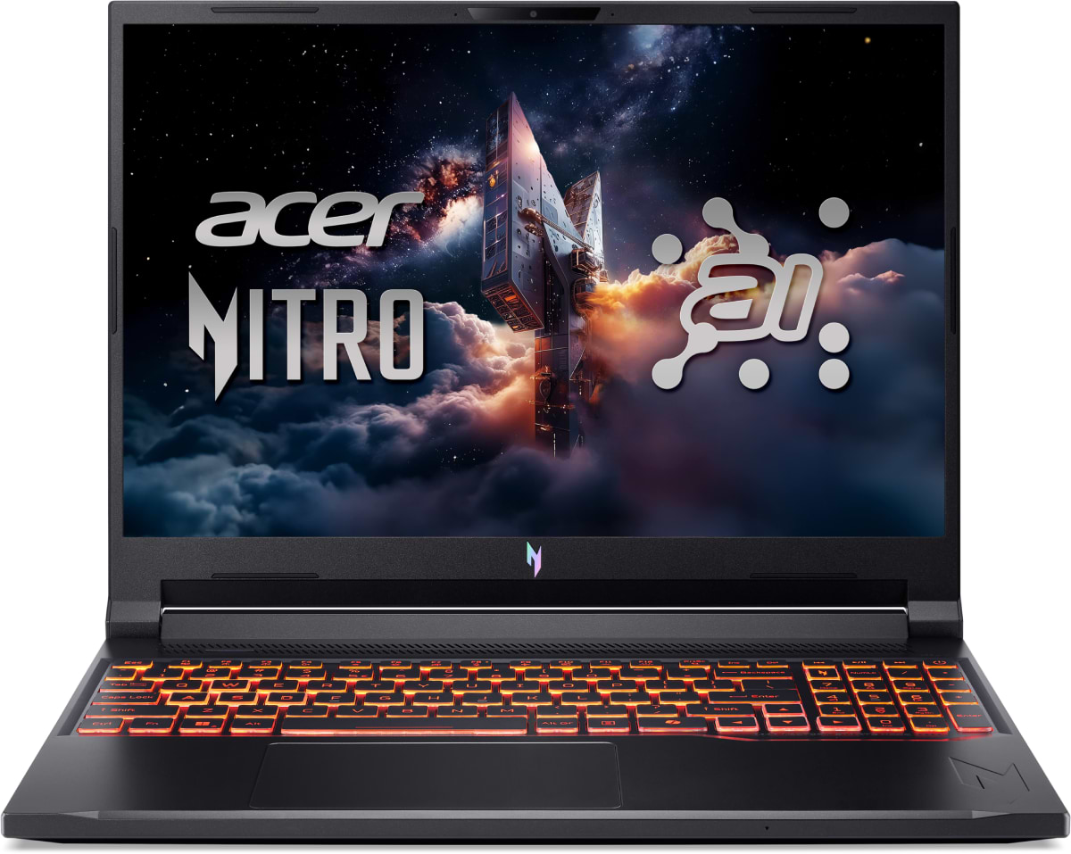 Ноутбук игровой Acer Nitro V 16 ANV16-61 (NH.QULEU.002) Obsidian Black - Фото 1