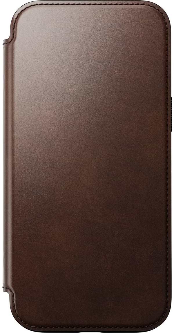 Фото - Чохол для смартфону Nomad Modern Leather Folio Rustic Brown Horween for iPhone 16 Pro (NM01676485)