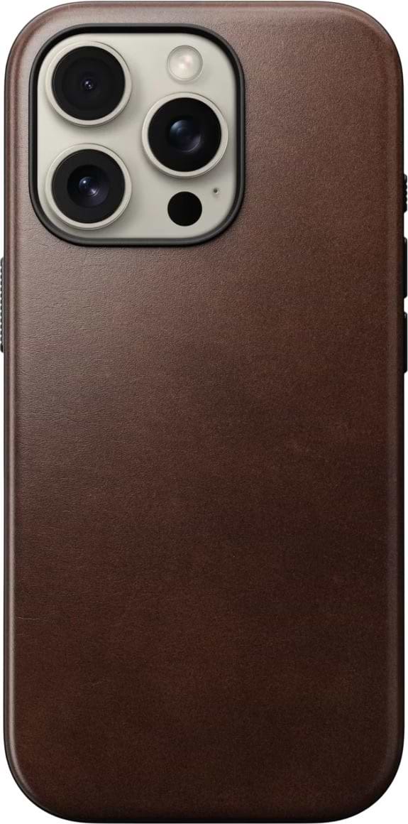 Фото - Чехол для смартфона Nomad Modern Leather Rustic Brown Horween for iPhone 16 Pro Max (NM01689485)