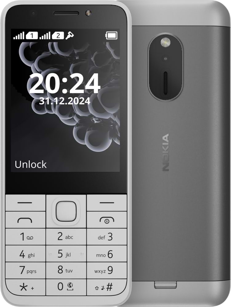 Мобильный телефон Nokia 230 DS 2024 White - Фото 1
