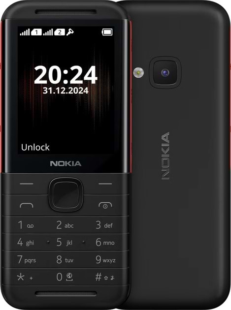 Фото - Мобильный телефон Nokia 5310 DS 2024 Black-Red