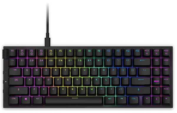 Фото - Клавіатура дротова ігрова NZXT Compact (ANSI) Black (KB-175US-BR)