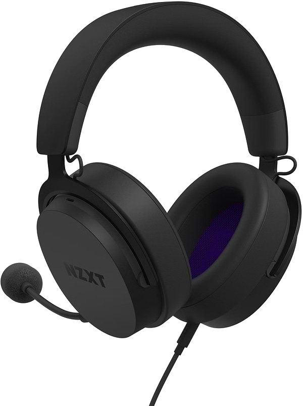 Фото - Гарнітура дротова ігрова NZXT Wired Closed Back Headset 40mm Black V2 (AP-WCB40-B2)
