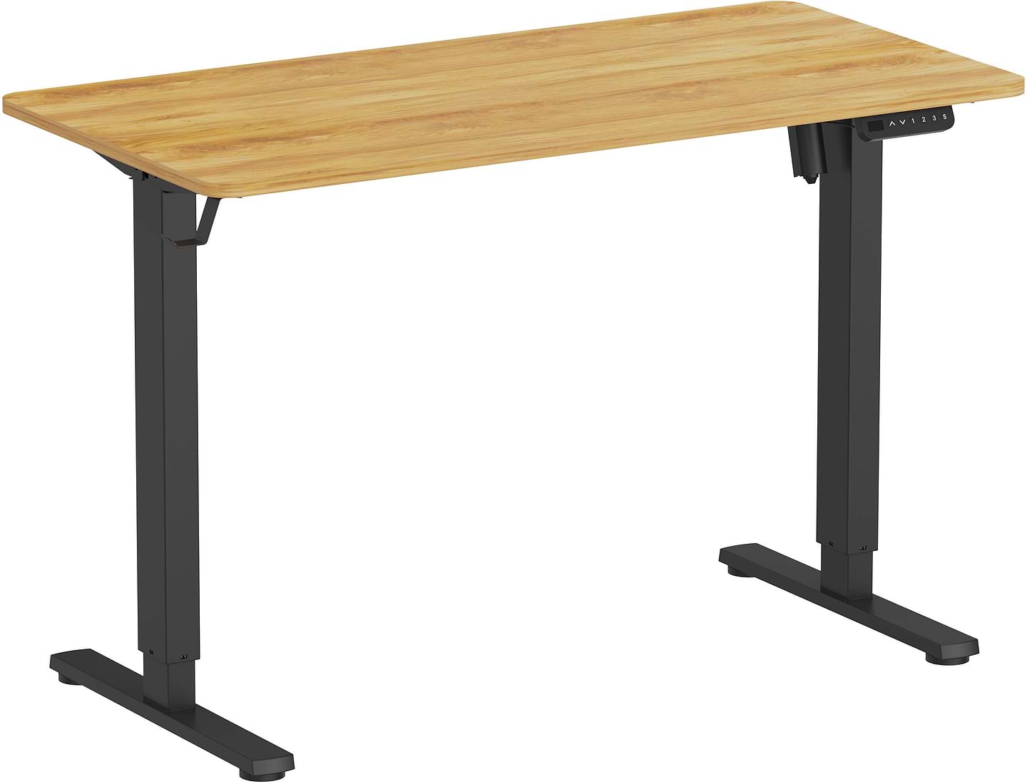 Стіл комп'ютерний OfficePro ODE1260LW Light Wood/Black - Фото 1