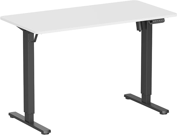Фото - Стіл комп'ютерний OfficePro ODE1260WB White/Black Фото - Стіл комп'ютерний OfficePro ODE1260WB White/Black