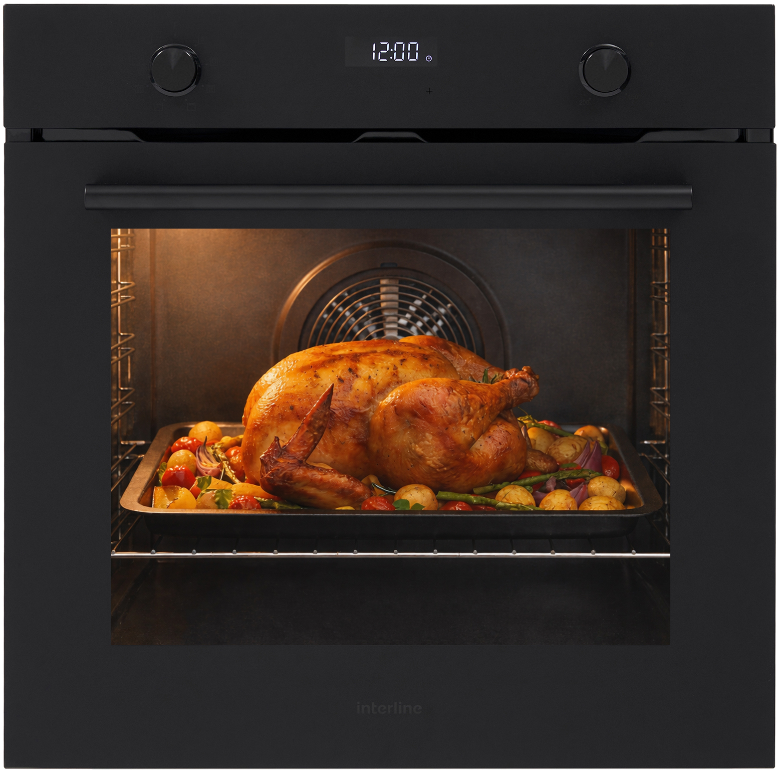 Духовой шкаф Interline OEG 781 ETR BA Nano Matte - Фото 1