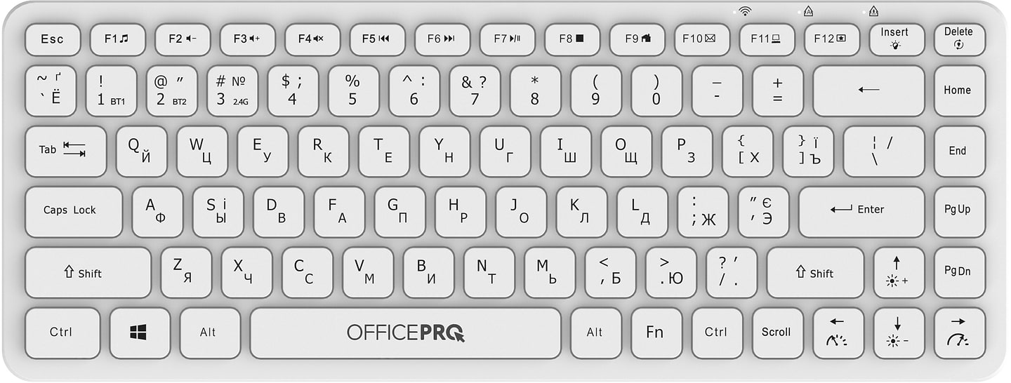 Клавіатура бездротова OfficePro SK790W - Фото 1