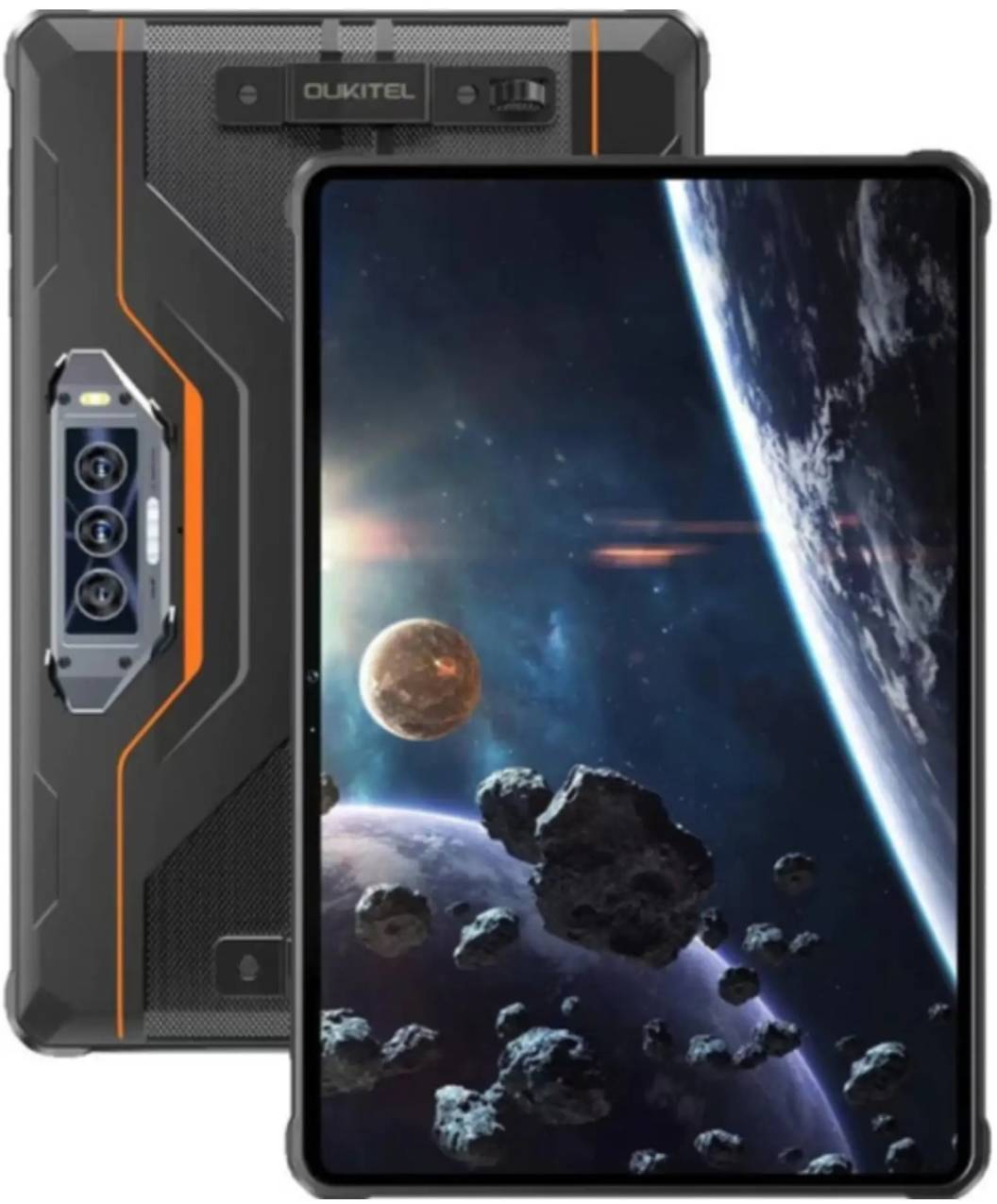 Планшет OUKITEL RT8 11'' 6/256GB LTE Orange with hand - Фото 1