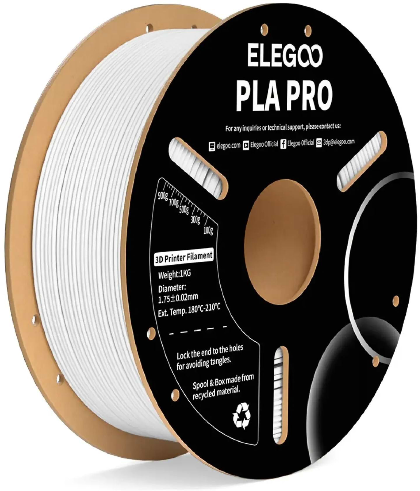 Нитка для PLA-картриджа Elegoo PRO Filament 1.75 мм (50.203.0189)