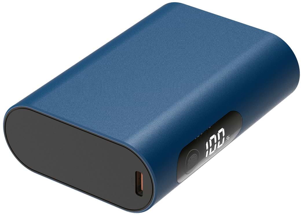 Батарея мобильная Platinet 10000mAh TYPE-C PD20W+ SCP22.5W HD+ 1500 CYCLES TOUCH MINI Blue (PMPB742BL)