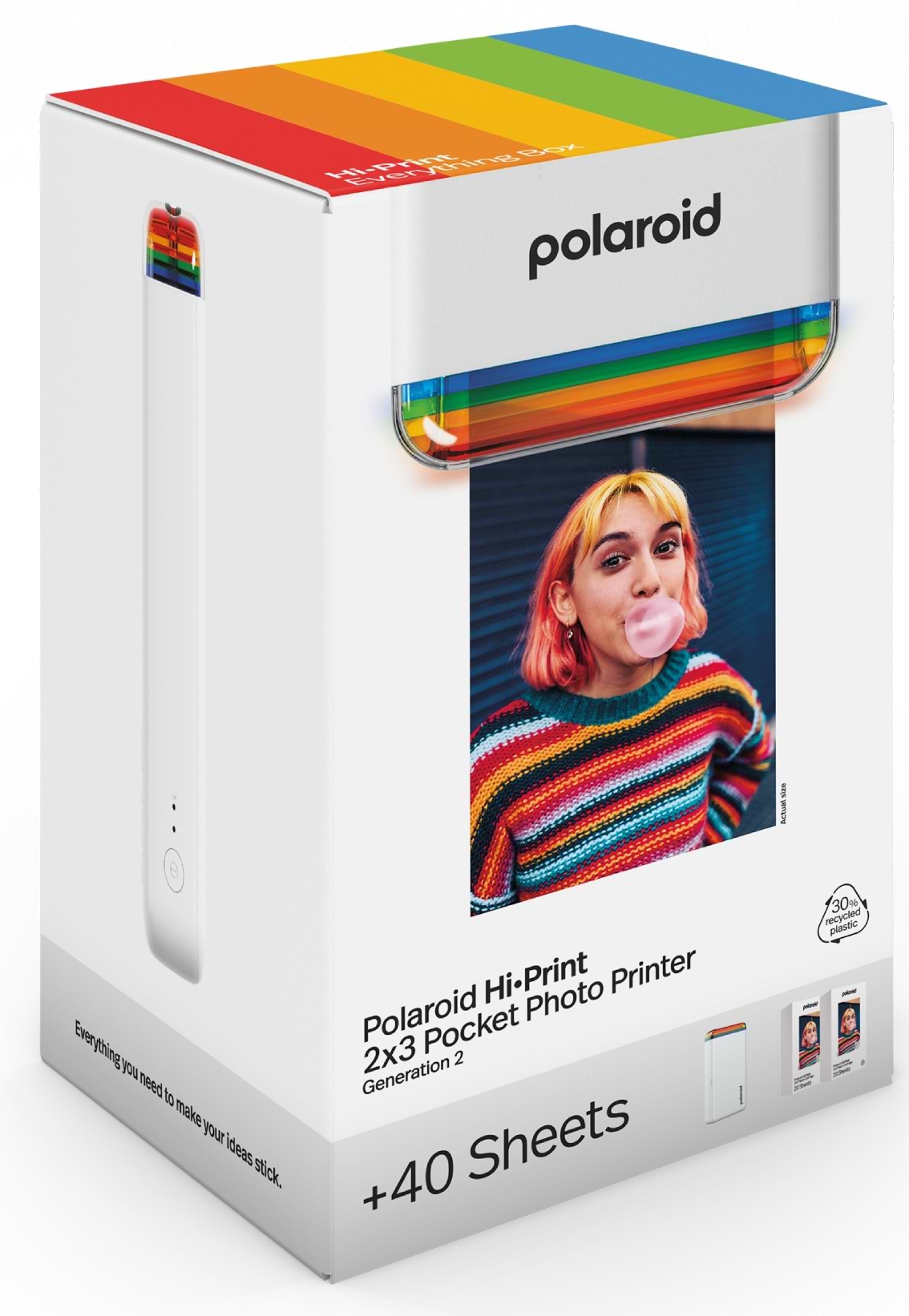 Фотопринтер Polaroid HiPrint 2x3 Generation 2 Everything Box - White (6438) - Фото 1