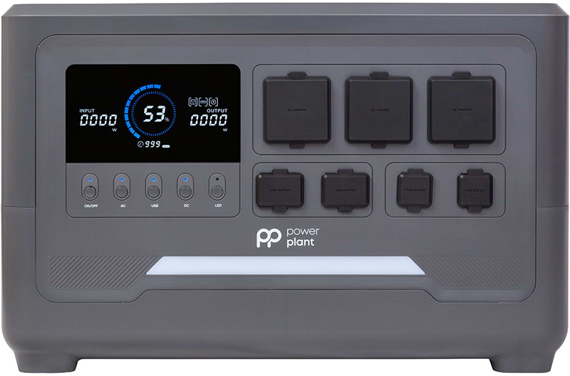 Зарядна станція універсальна PowerPlant G24 2048Wh, 2400W (PB931392)