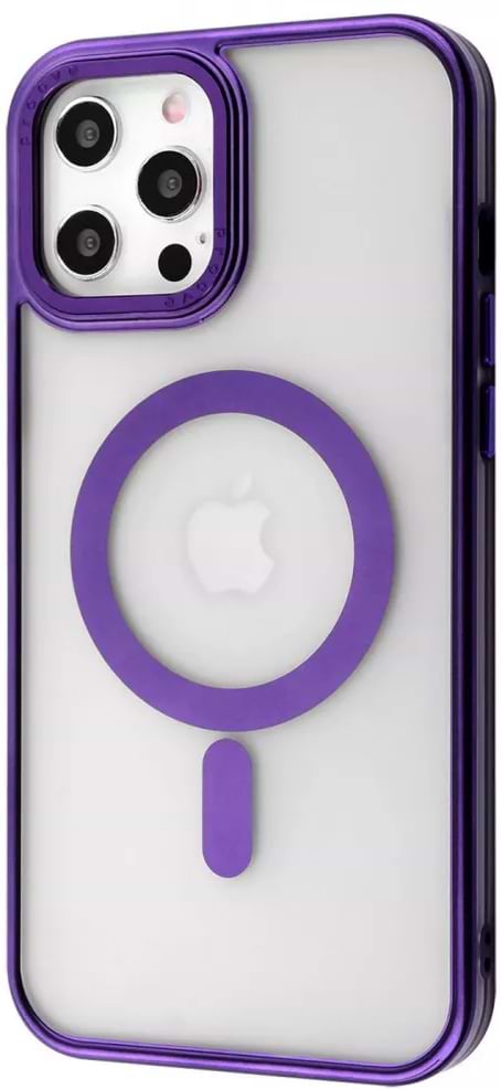 Чехол для смартфона Proove Blur Case with Magnetic Ring iPhone 12/12 Pro Deep Purple (PCBCIP12PM04) - Фото 1