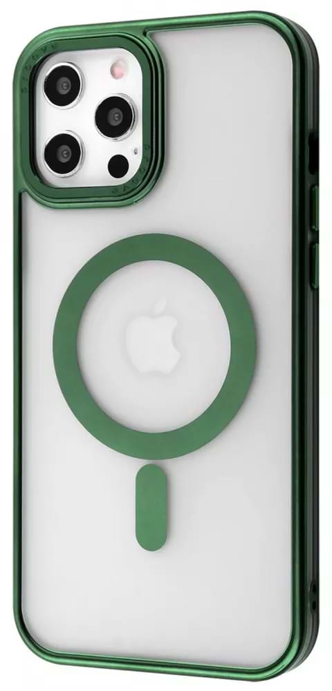 Чехол для смартфона Proove Blur Case with Magnetic Ring iPhone 12 Pro Max Green (PCBCIP120P06) - Фото 1