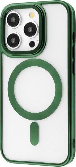Чехол для смартфона Proove Blur Case with Magnetic Ring iPhone 14 Pro Green (PCBCIP14P006) - Фото 1