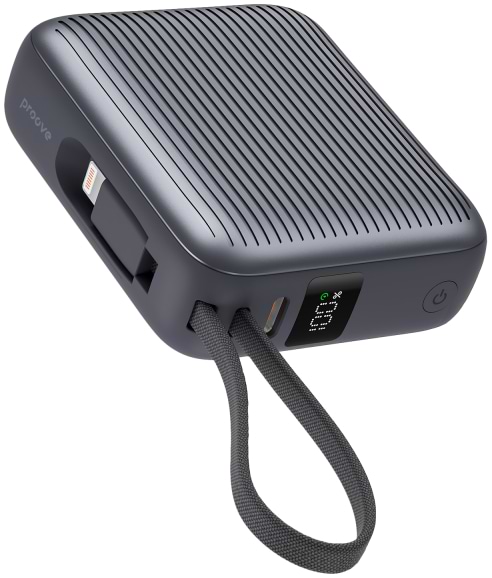 Фото - Батарея мобільна Proove Moon Rock 22.5W 10000mAh Gray (PBM122012105) Фото - Батарея мобільна Proove Moon Rock 22.5W 10000mAh Gray (PBM122012105)