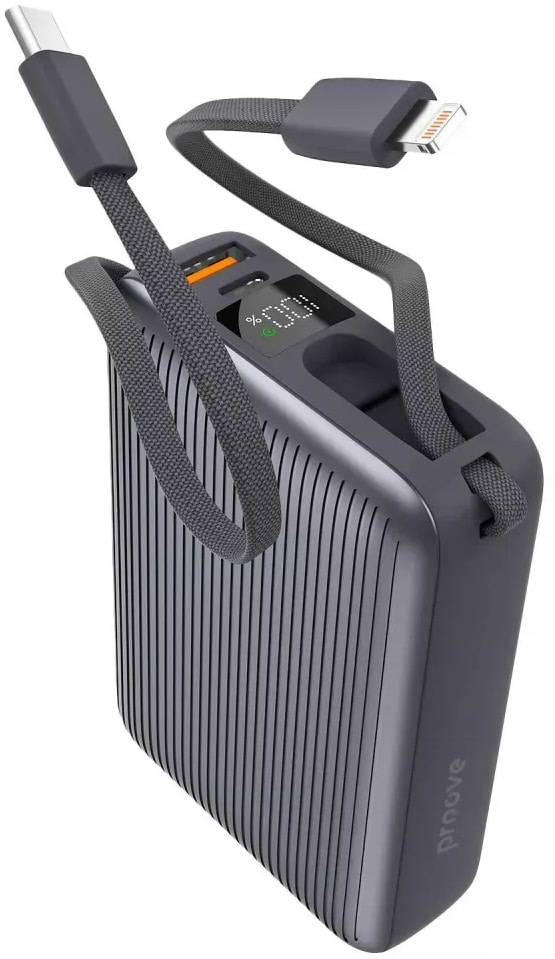 Батарея мобильная Proove Moon Rock 22.5W 20000mAh Gray (PBM222012105) - Фото 1