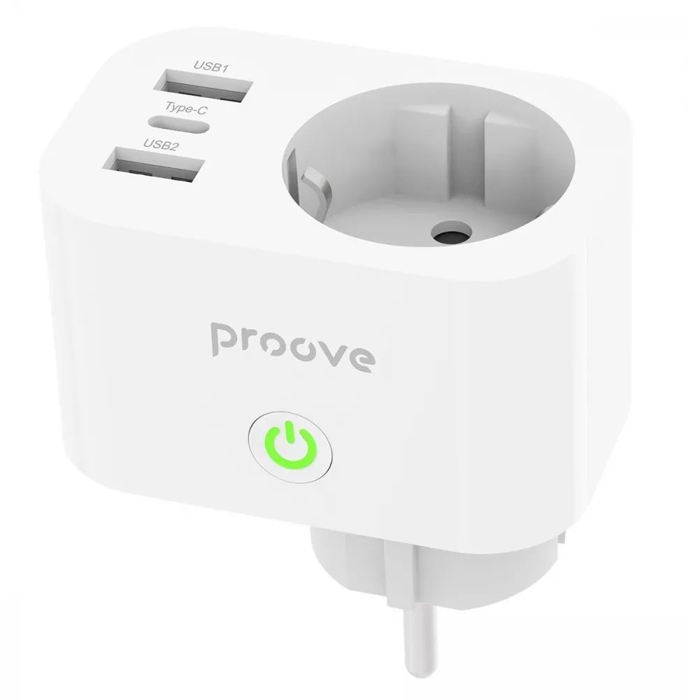 Умная розетка Proove Rapid Smart Socket PD-02 EU 1AC White (PSRP20210002)