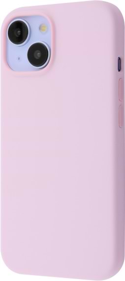 Фото - Чохол для смартфону  Silicone Case with Magnetic Ring iPhone 15 Light Pink (PCSMIP150024)