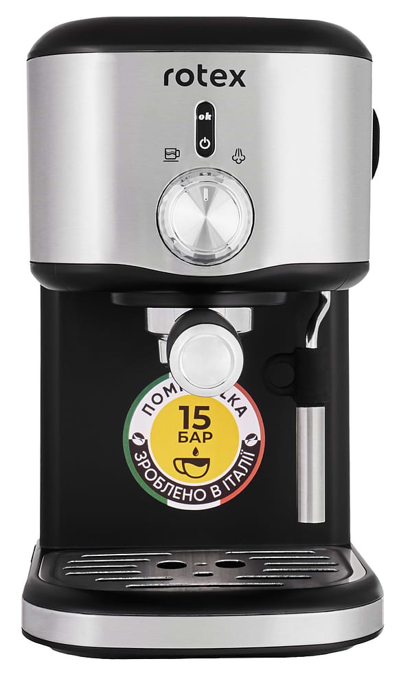 Фото - Кавоварка ріжкова Rotex RCM650-S Good Espresso