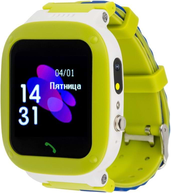 Детские часы AmiGo GO004 Splashproof Camera+LED Green - Фото 1