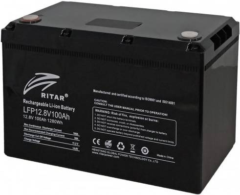 Аккумулятор для ИБП Ritar 12V 100 Ah (LFP12.8V100Ah G1)
