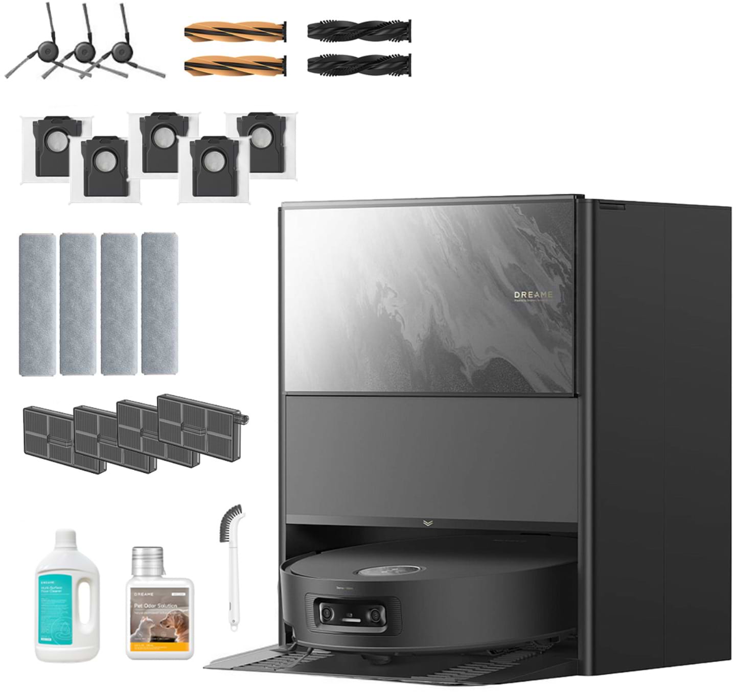 Робот-пылесос моющий Dreame Aqua 10 Ultra Track Complete Black (RLR81CE-1-BL) - Фото 1