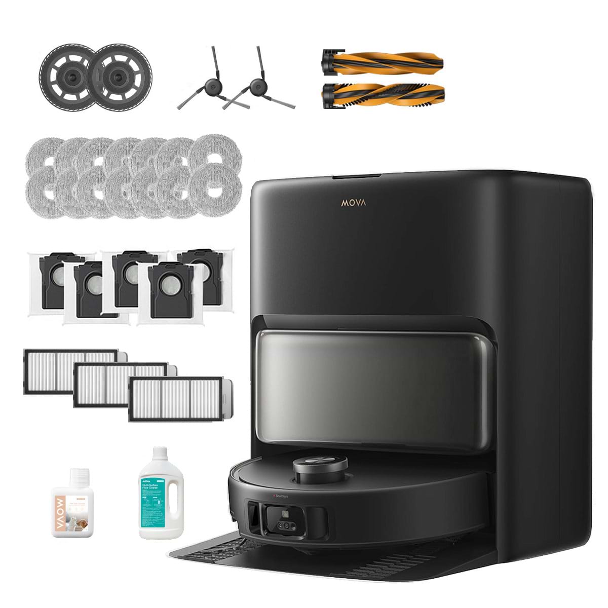 Купити Робот-пилосос миючий Mova V50 Ultra Complete Black (RLV72LE-1-bl) - Фото 1 Робот-пилосос миючий Mova V50 Ultra Complete Black (RLV72LE-1-bl) - Фото 1