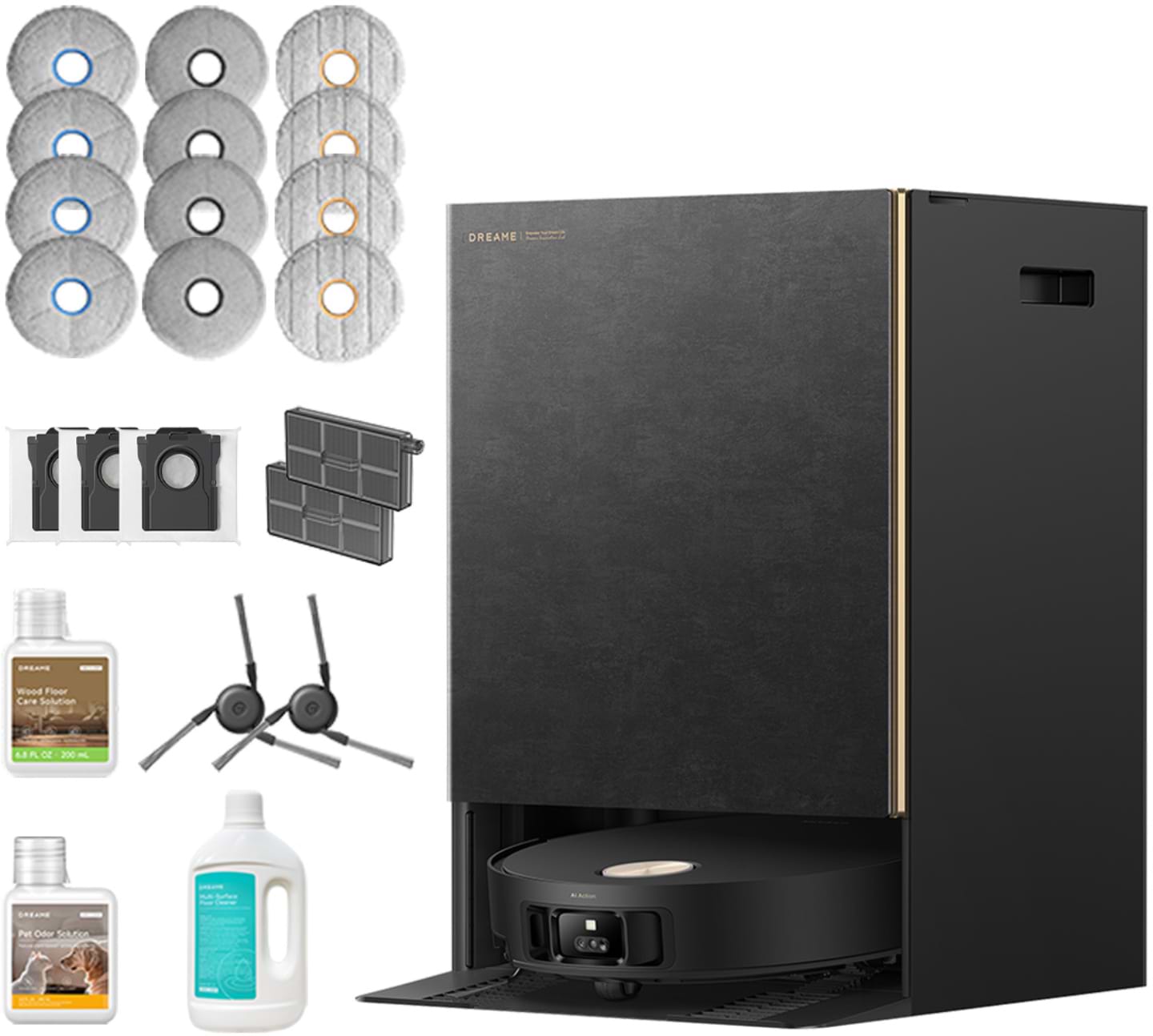 Купити Робот-пилосос миючий Dreame Bot MatriX 10 Ultra Black (RLX95CE-bl) - Фото 1 Робот-пилосос миючий Dreame Bot MatriX 10 Ultra Black (RLX95CE-bl) - Фото 1