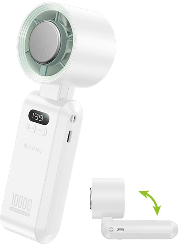 Фото - Вентилятор портативный Bavin BF-004 WH