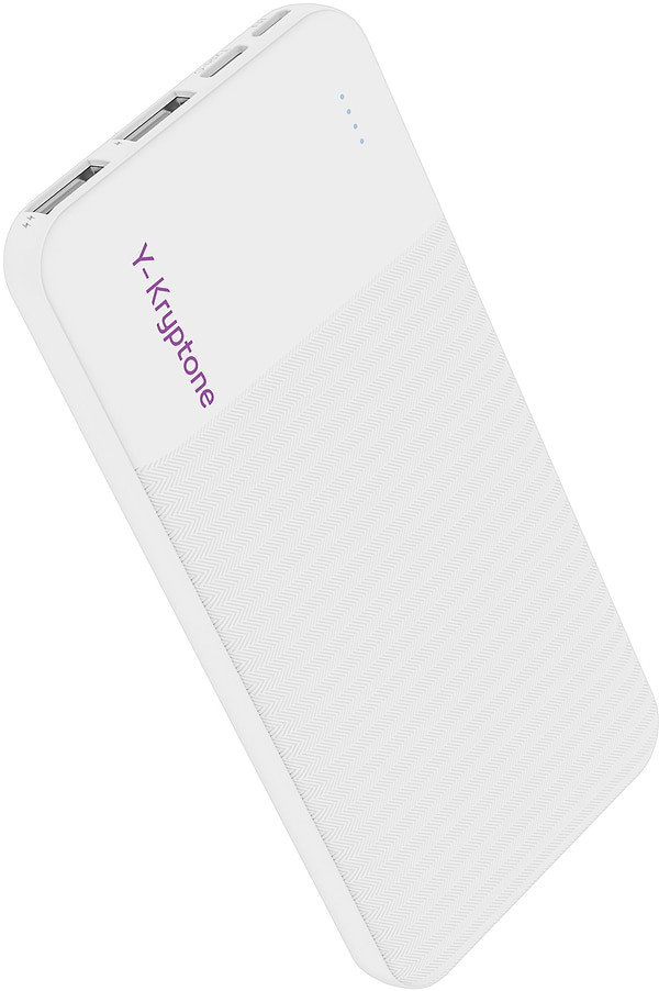 Фото - Батарея мобильная Y-Kryptone N-13 10000 mAh ULTRA Slim White (YK-N13-WH)