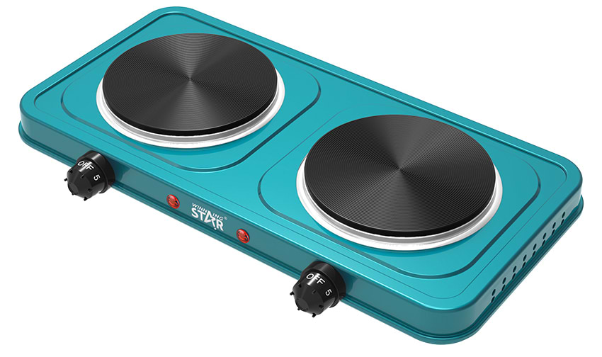 Плита електрична настільна WinningStar Green (WNNGS-ST-9638-G) - Фото 1