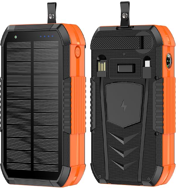 Фото - Батарея мобильная Aura NRG-40SE ARM SOLAR 40000 mAh Wireless Dynamo charging Orange (PBANRG40SEO)