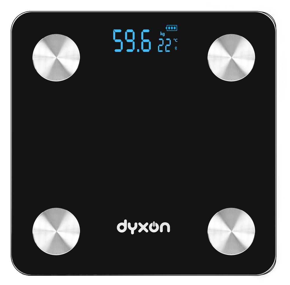 Смарт-ваги підлогові Dyxon MEGASCALES 200 із вбудованим акумулятором Black (DXNVGMGSCLS200B) - Фото 1