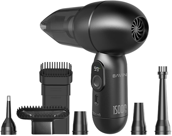 Фото - Автомобільний пилосос Bavin VC-02 15000Pa 2000mAh Black (Z-VC02 BK)