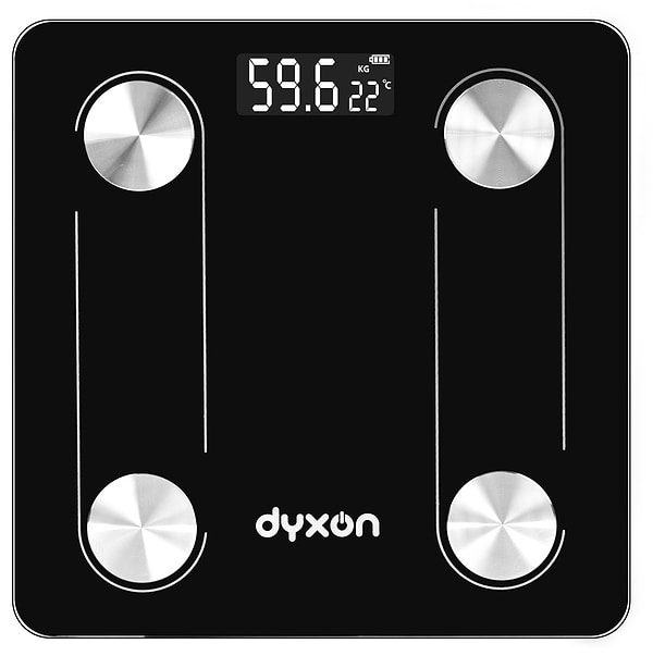 Фото - Смарт-ваги підлогові Dyxon MEGASCALES 100 Black (DXNVGMGSCLS100B)