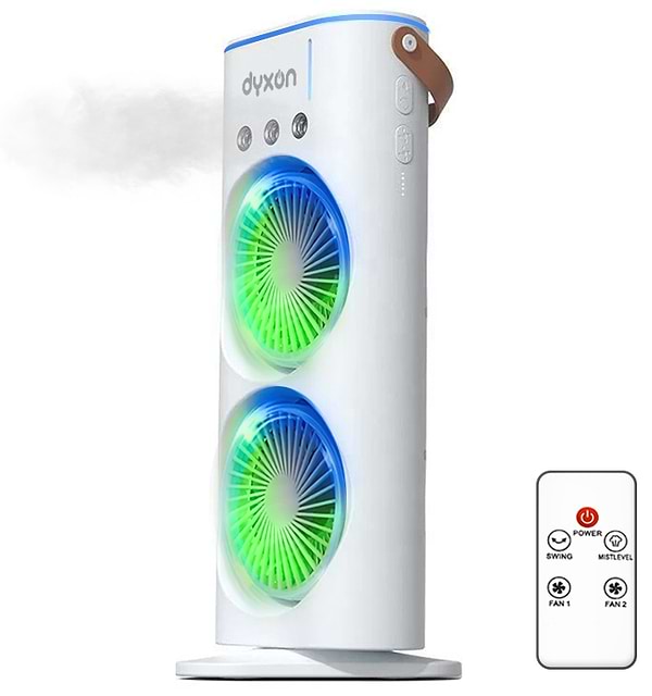 Фото - Вентилятор настільний Dyxon MEGAFAN 1001 White (DXNDFNMGFN1001W)