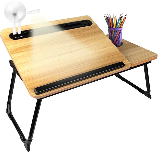 Фото - Стіл для ноутбука Dyxon Transformix 3 USB LED Fan Walnut (DXNSTMX3WL) Фото - Стіл для ноутбука Dyxon Transformix 3 USB LED Fan Walnut (DXNSTMX3WL)