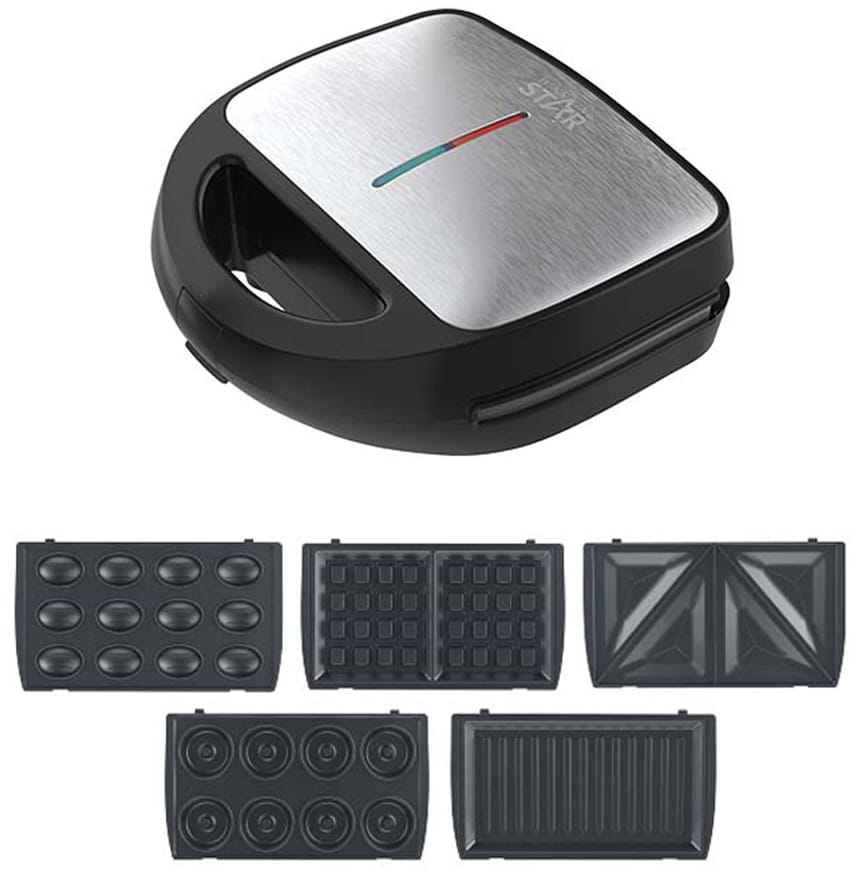 Вафельниця WinningStar WNNGS-ST-9396-BKSL