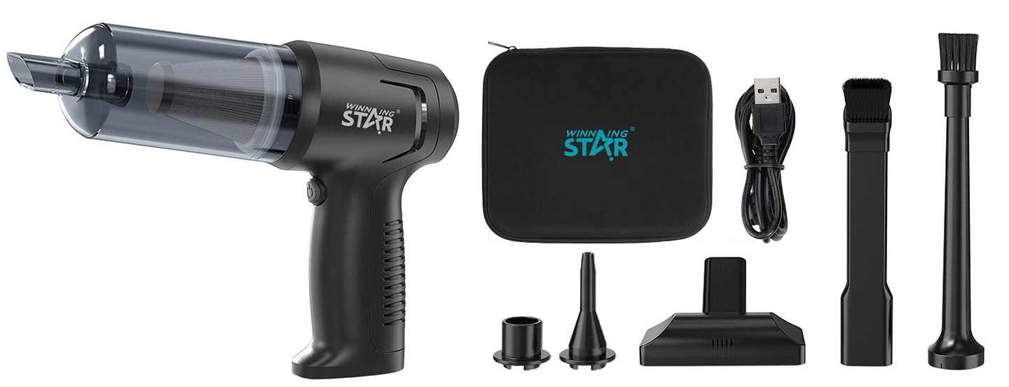Пылесос ручной для автомобиля WinningStar WNNGS-ST-5048-BK