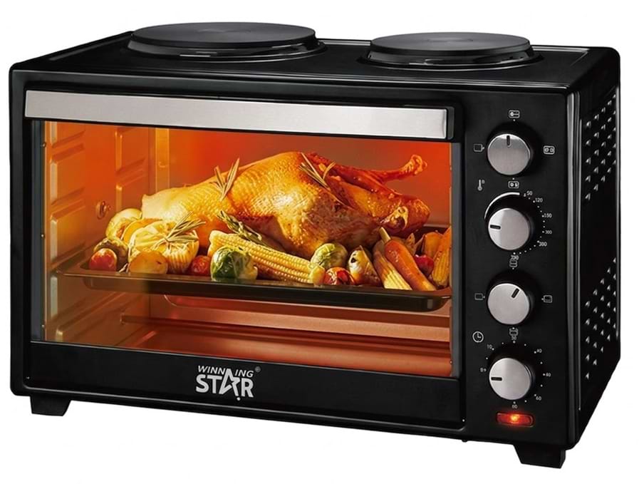 Печь электрическая WinningStar 1600W 40L Black (WNNGS-ST-9601-BK)