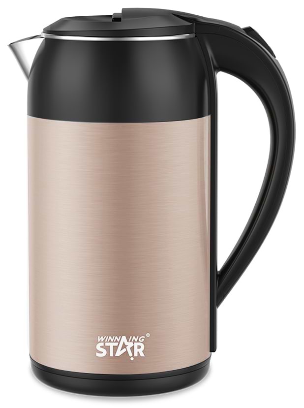 Фото - Электрический чайник WinningStar ST-6037 3.0L 1500W Bronze (WNNGS-ST-6037-BZ)