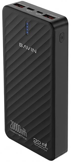 Батарея мобильная Bavin PC1191 20000 mAh FAST CHARGING 22.5W Black (Y-PC1191-BK)