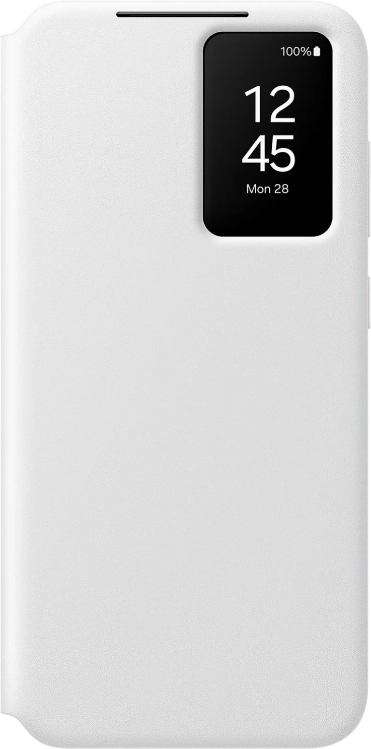 Чехол для смартфона Samsung Smart View Wallet Case S24 FE White (EF-ZS721CWEGWW) - Фото 1