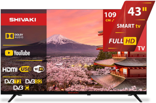Фото - Телевизор Shivaki S43NFCH001 Black