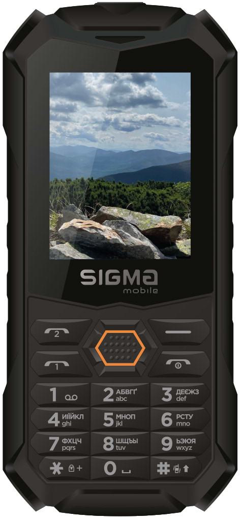 Мобильный телефон Sigma mobile X-treme PV68 TYPE-C Black-Orange - Фото 1