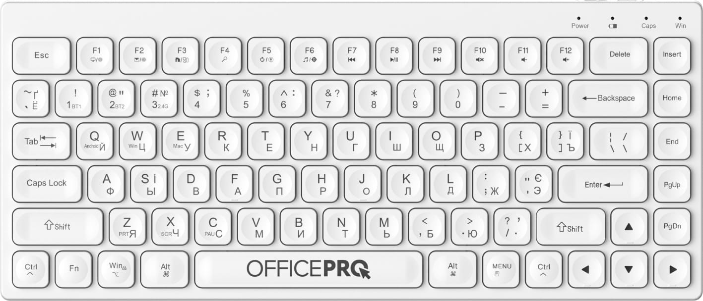 Клавіатура бездротова OfficePro SK955W - Фото 1