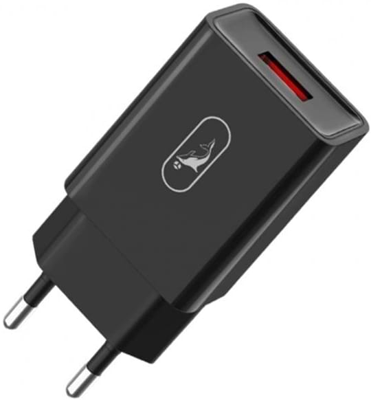 Мережевий зарядний пристрій SkyDolphin SC36 1USB, 2.4A Black (SDMZP-000173)